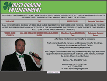 Tablet Screenshot of irishdragon.com
